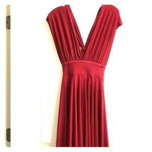 WHBM convertible fit and flare dress